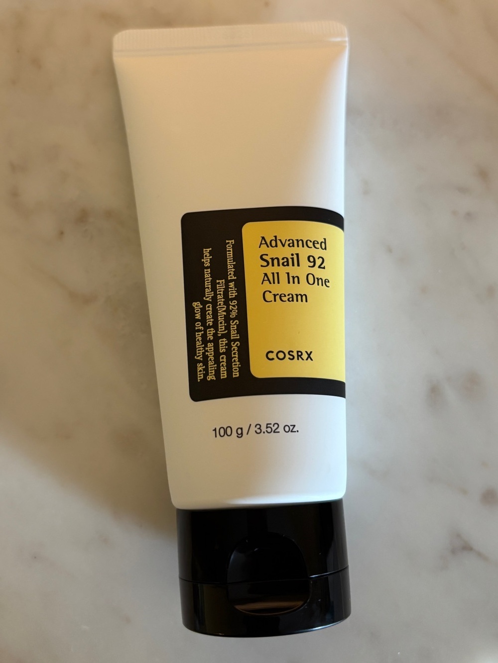 COSRX Snail Mucin 92% Moisturizer, Daily Repair Face Gel Cream 3.52 oz